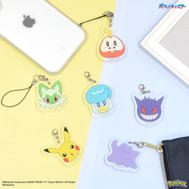 Gourmandies POKE-841B Gengar Mobile Acrylic Strap, Gengar