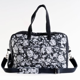 Maison d' Hermine Weekender Bags for Women Cotton Quilted Duffel Overnight Luggage Weekend Bag for Men Gym Sports Gifts Travel Business Travellers Family Trip (Pretty Autumn)