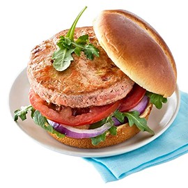 Vital Choice Deluxe Wild Sockeye Salmon Burger, 5-Oz Patties (Pack of 6)