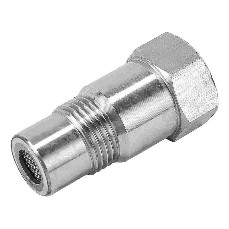 Nicear Sauerstoffsensor-Dichtungsadapter M18 x 1,5 Edelstahl O2-Sensor-Dichtungsadapter Katalysator-Fix Motorlicht Sauerstoffsensor-Sockel-Kit