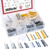 Hilitchi 212-Pcs [11-Sizes] Plastic Drywall and Hollow-Wall Anchor with Screws