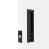 Dontay Pocket Door Handle, Modern Rectangular Keyed Entry Function, (Bed/Bath)