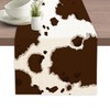 Brown Cow Skin Table Runners 70 inches Long Table Runner