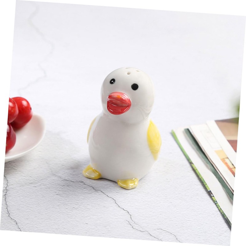 Ciieeo Cute Ceramic Spice Jars Portable Salt Pepper for Kitchen