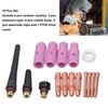 16 Pcs Welding Torch Accessories Ceramic Nozzle Pressure Cap Collets