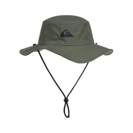 Quiksilver Men's Bushmaster Fisherman Hat with Flexible Visor Cap, Thyme, L/XL
