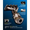 PHILTOP Direct-Fit Catalytic Converter Kit Compatible with Kia Hyundai 2012-2019