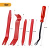 Menbyci 5Pcs Car Trim Removal Tool Kit, Panel Door Window