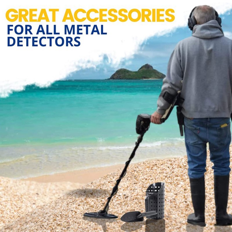 Metal Detecting Sand Scoop Set with 1/2 Gallon Scoop Capacity,