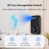 Jacchozhi 3D Face Recognition Door Lock,Keyless Entry Smart Deadbolt for