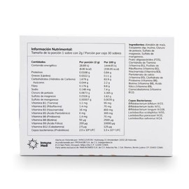 Daily_PRO +50, suplemento alimenticio con probióticos patra adultos de 50+ años, 30 sobres, 120.0 grams, 1 item