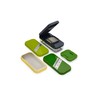 Joseph Joseph Multi-Prep Compact 4-in-1 Multi-Function Set, Vegetable Slicer, Onion