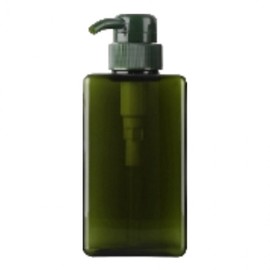 450ml Square Pump Dispenser Refill Bottle for Shampoo & Body Wash Green 3ea