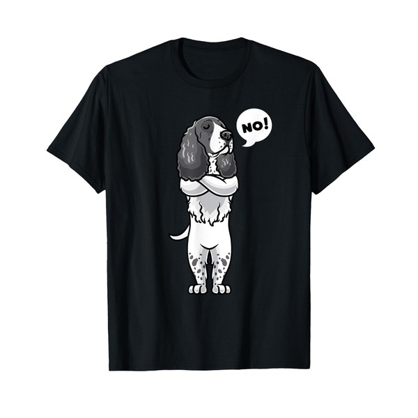 Stubborn English Springer Spaniel Dog funny T-Shirt