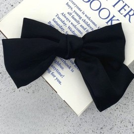 Hairstyling Oversized Ribbon Pin Black Oversized Ribbon Pin (WFHZ0IY) / 헤어스타일링 왕리본핀 블랙 왕리본핀 (WFHZ0IY)
