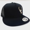 thepatriotspride.com Deer Hunter Gift Flat Bill Mesh Snapback Cap Hat