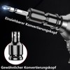 QZKJQDD Impact Wrench Bit Adapter, Bit Holder Socket Adapter, 1/2