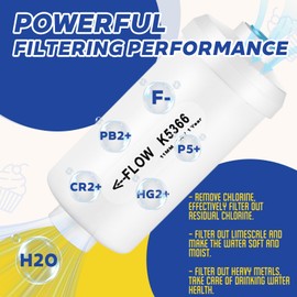 Fluoride Water Filter, Replacement for Berkey® PF-2® Elements, Compatible with Berkey® Gravity Filtration System, Natural filter material (2 Pack)
