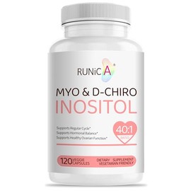 Suplemento Inositol Mioinositol Chiroinositol Proporción Equilibrio Hormonal Función Ovárica Apoyo Ciclo Vitamina 120 Cápsulas Veganas Suministro Par