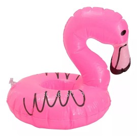 Inflatable Inflable Salvavidas Flamingo Porta Vaso Alberca Fiesta