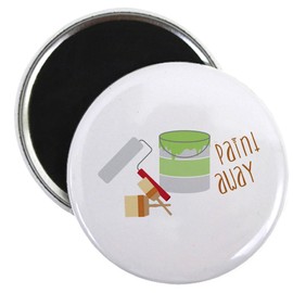 CafePress Paint Away Magnets 2.25" Round Magnet (10 pack)
