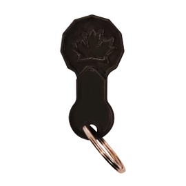 Shopping Cart Keys - Set of 3 Removable Keys - Shopping Cart Canadian Loonie Key - Plastic Keys with Metal Key Rings (Black, Red, and Blue)