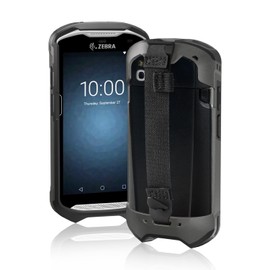 TC51 TC52 TC56 TC57 TC510K Case with Hand Strap - Protective & Ergonomic for Zebra Handheld Barcode Scanners SG-TC5X-EXO1-01 SG-TC5X-EXONHS-01 (Black)