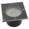 Ceiling light "BEL GX53 Q, 4eckig, IP65, Stainless Steel