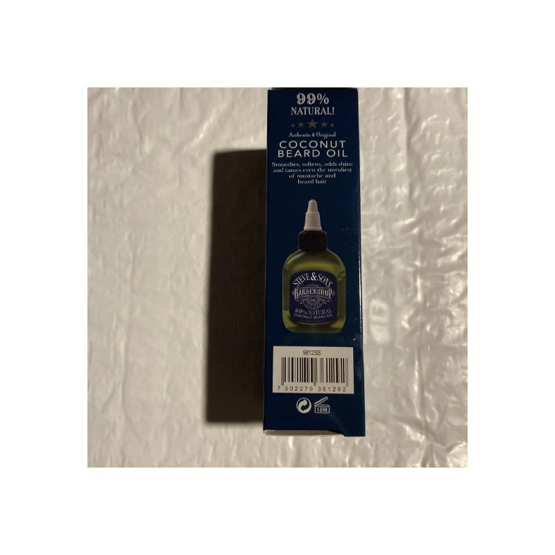 Steve & Sons Barbershop Beard Oil Coconut 2.5 oz.