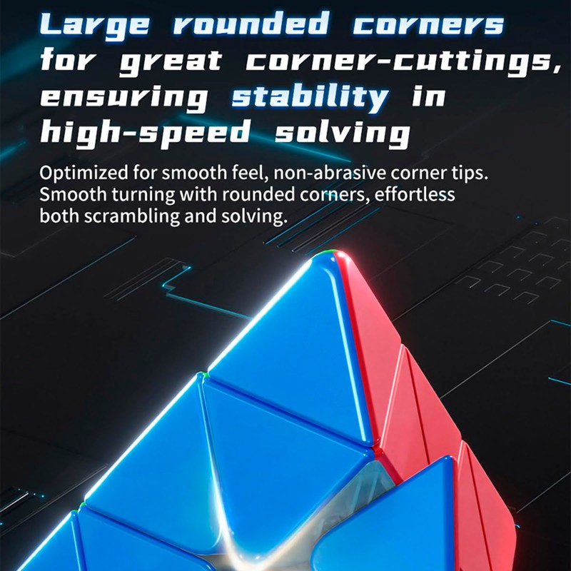 Oostifun MoYu MoFang JiaoShi Meilong Pyraminx V2 Cube 3x3 Cube