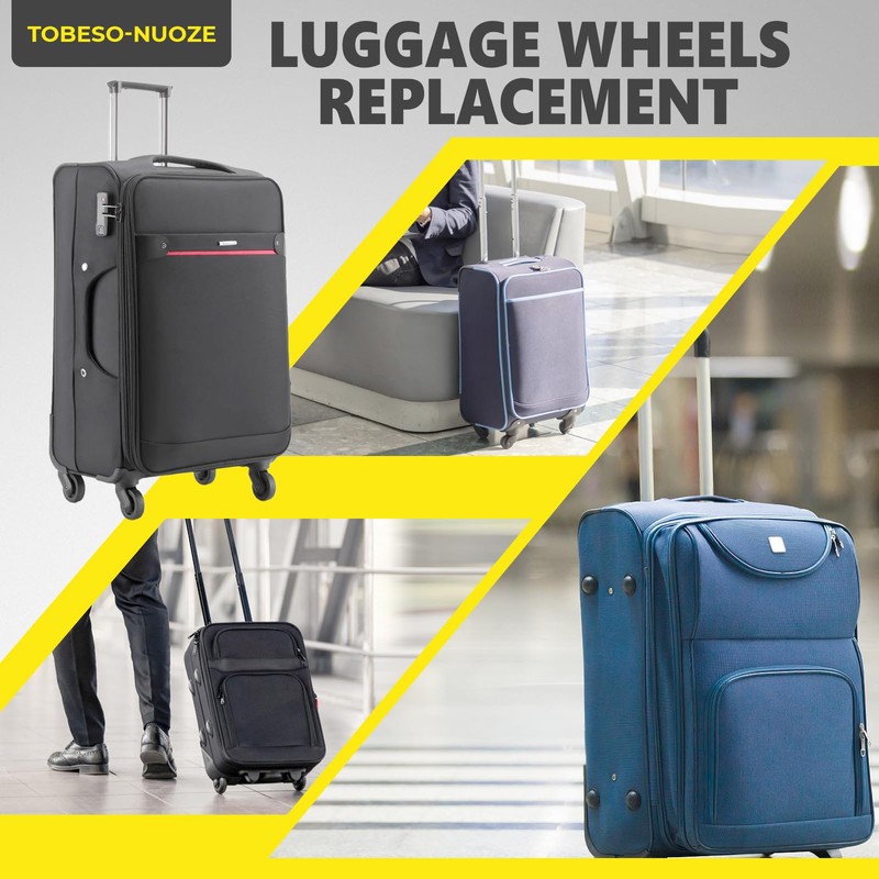 Replacement Luggage Wheel Repair Suitcase Bag Parts Spinner Wheels (Spinner