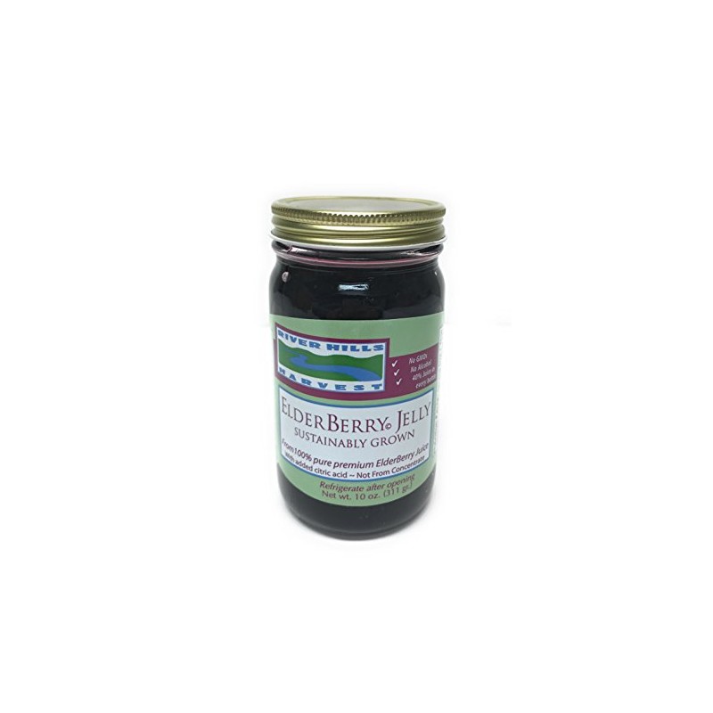 River Hills Harvest Elderberry Jelly 10 Ounce