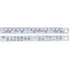 Shinwa Sokutei 13202 Straight Silver Scale W Left Base Point