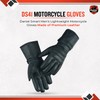 Daniel Smart Men Leather Gloves – Economy Leather Motorcycle Gloves