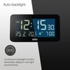 Braun Digital Alarm Clock with Date, Month and Temperature Displayed,
