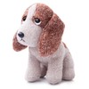 Aurora World Fabbies Basset Hound Plush Toy (Medium, Brown/Light Brown/White)