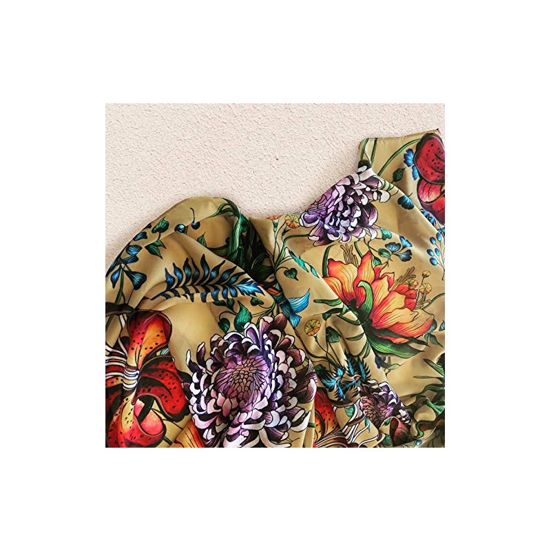 Anuschka Chiffon Scarf - 60 x 182 cm - Printed