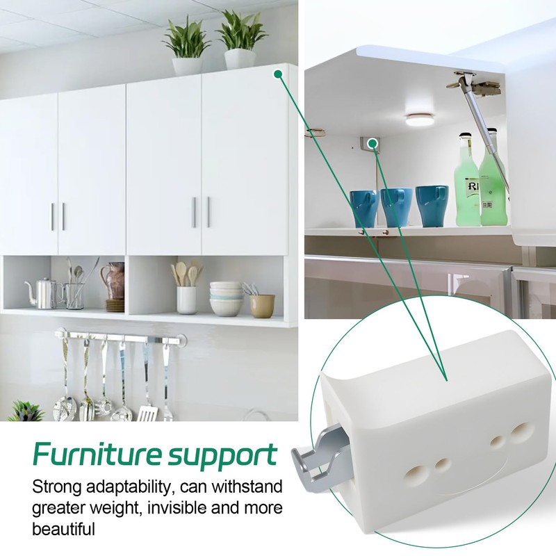 6 Piece Cabinet Hanger Set Wall Cabinet Holder Adjustable Hanging