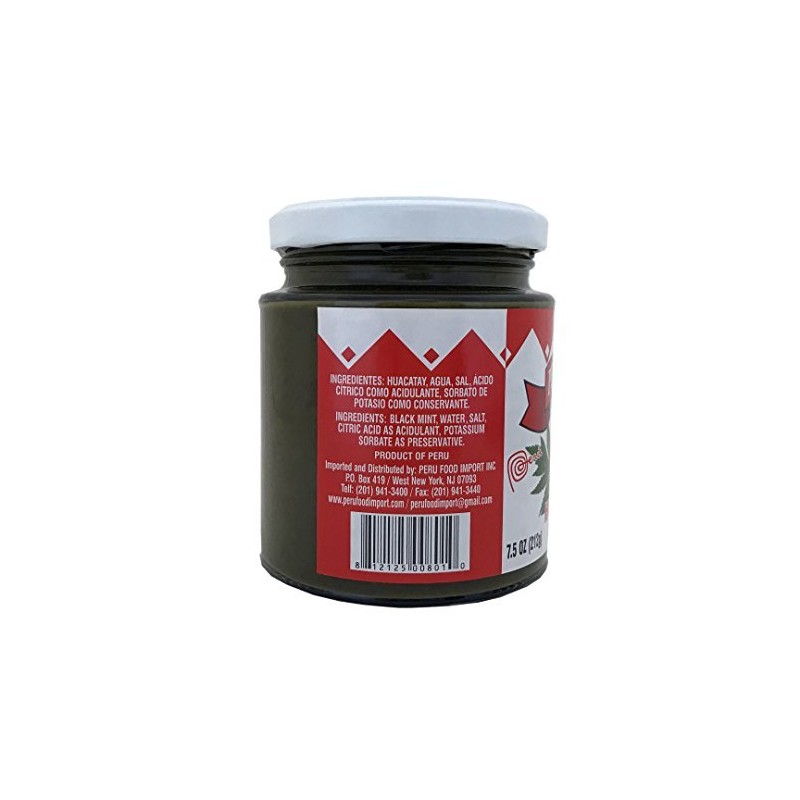Peru Food Huacatay Black Mint Paste 7.5 Oz.