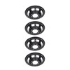 4pcs 4 Inch Speaker Basin Stand Subwoofer Iron Frame Basket