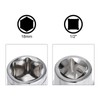 sourcing map 6-Point Shallow Socket, 1/2" Drive 18mm 19mm Shallow