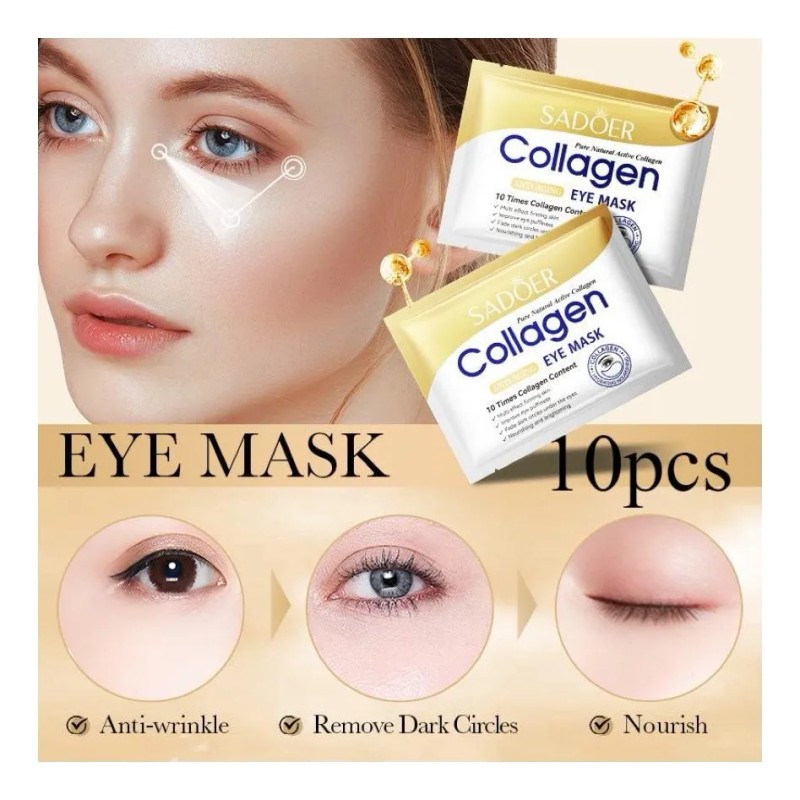 Mascarilla Parches Hidratante Ojos Colágeno