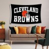 LCFHOME Browns Flag Cleveland Banner with Two Metal Grommets Double