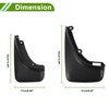 HOPESPANNER Mud Flaps Splash Guards for Jeep Cherokee 2019-2022 Front