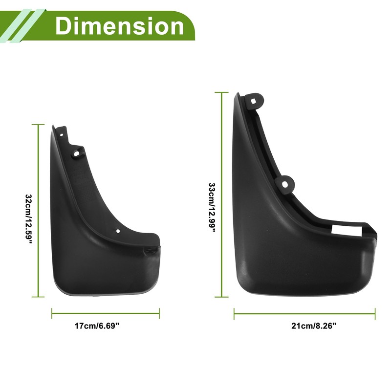 HOPESPANNER Mud Flaps Splash Guards for Jeep Cherokee 2019-2022 Front