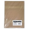A4 Craft Pocket File with Business Card Slit [18 Sheets]