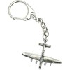 Lancaster Bomber Key-Ring, Keyring, lead free fine english pewter