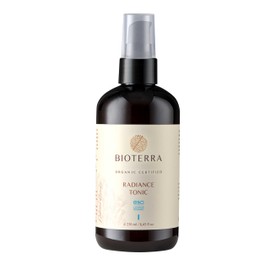 Bioterra Organic Radiance Face Tonic, Refreshing, Balance & Glow, Normal & Combination Skin, Prebiotic and Organic Essential Oils, 250 ml