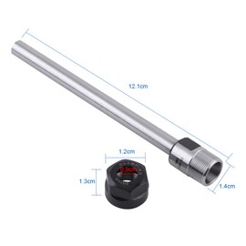 C8-ER11A-100L Spannzange Verlängerungsstange 8mm Zylinderschaft Spannfutter Halter für CNC Drehmaschine Carving Maschine