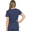 Dickies Dynamix Womens Tops, Athletic-Inspired V-Neck Scrub Top with Four-Way